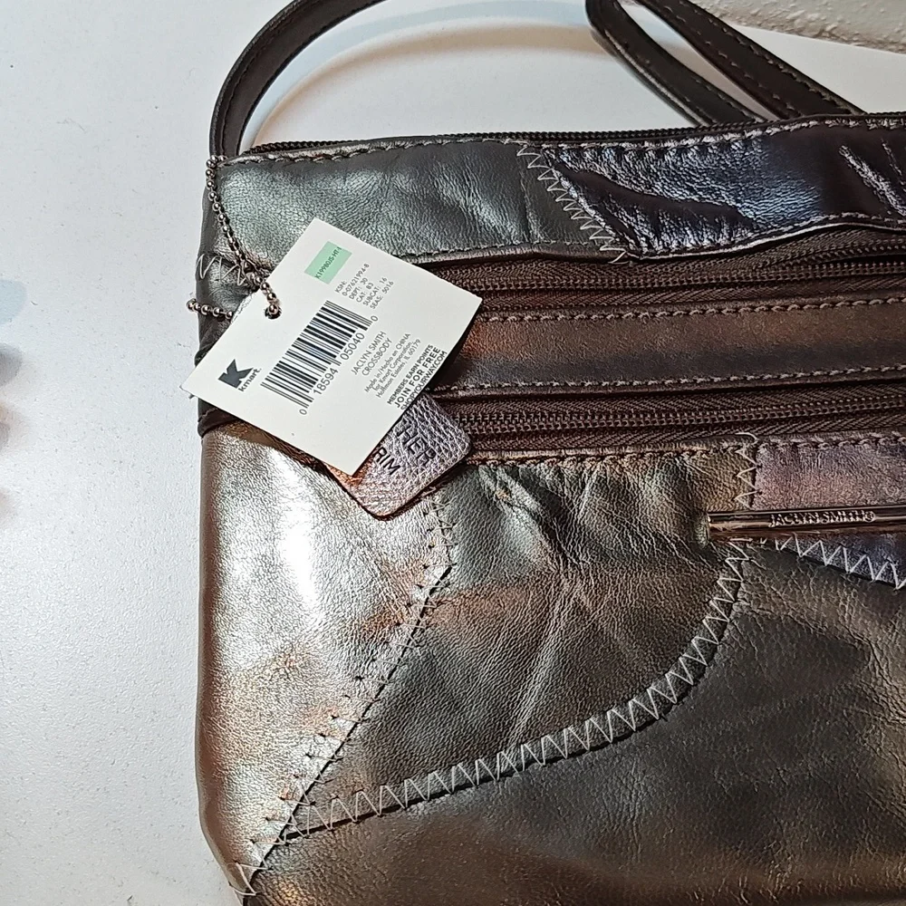 Jacklyn Smith Crossbody Bag - Vintage With Original Tag! Genuine leather - Picture 5 of 9